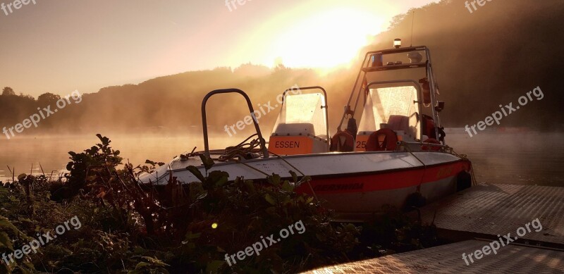 Water Rescue Dlrg Boat Lifeboat Lake