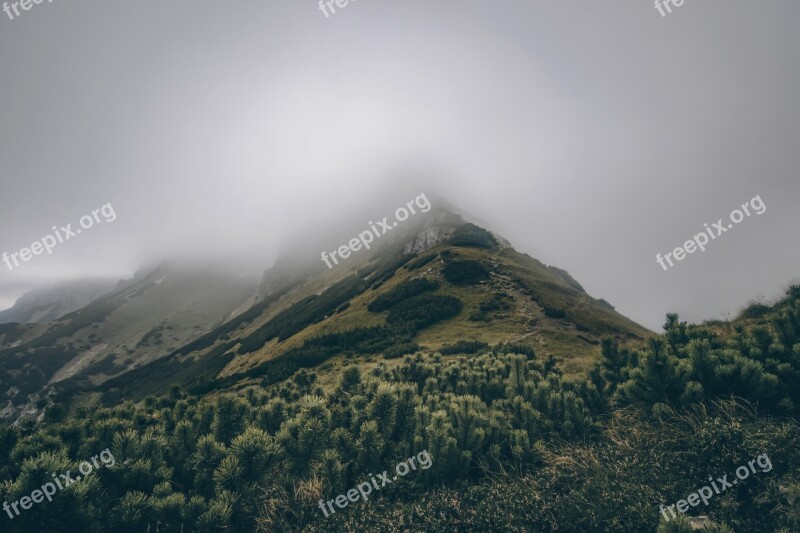 Slovakia Tatry Nature Mountains Country