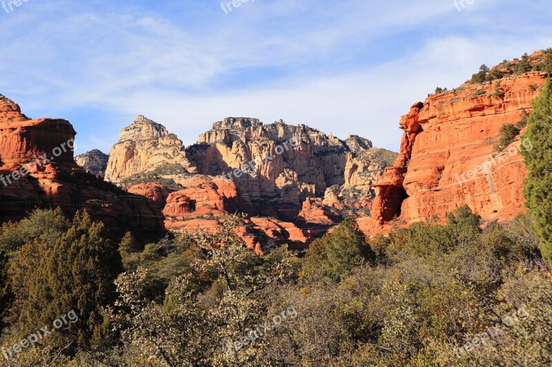 Boynton Canyon Sedona Red Rocks Arizona Landscape