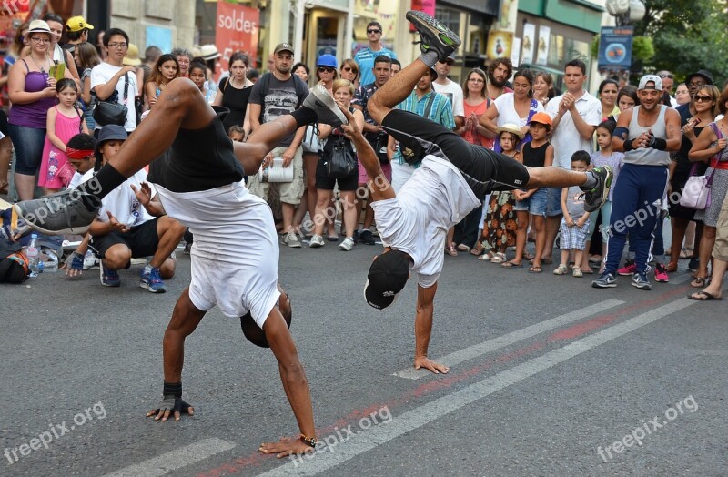 Rappers Street Dance Performance Style Young People