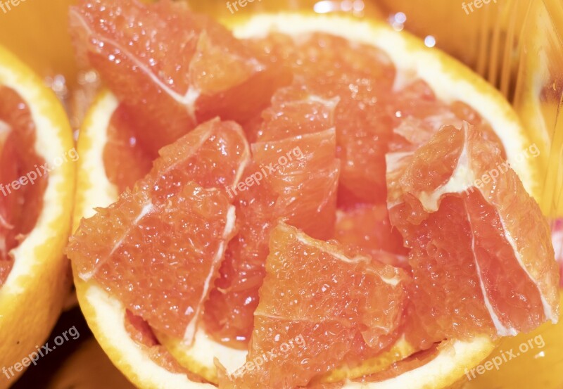 Orange Red Blood Orange Fruit Food