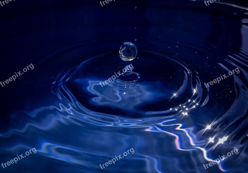 Water Drip Water Drop Ripple Free Photos