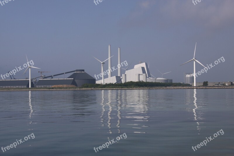 Power Plant Energy Power Electricity Chimney