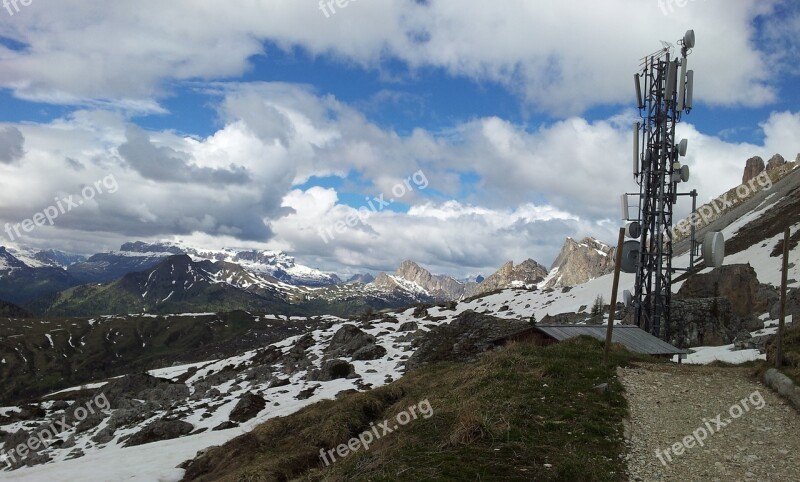 Dolomites Belluno Mountains Alpine Landscape