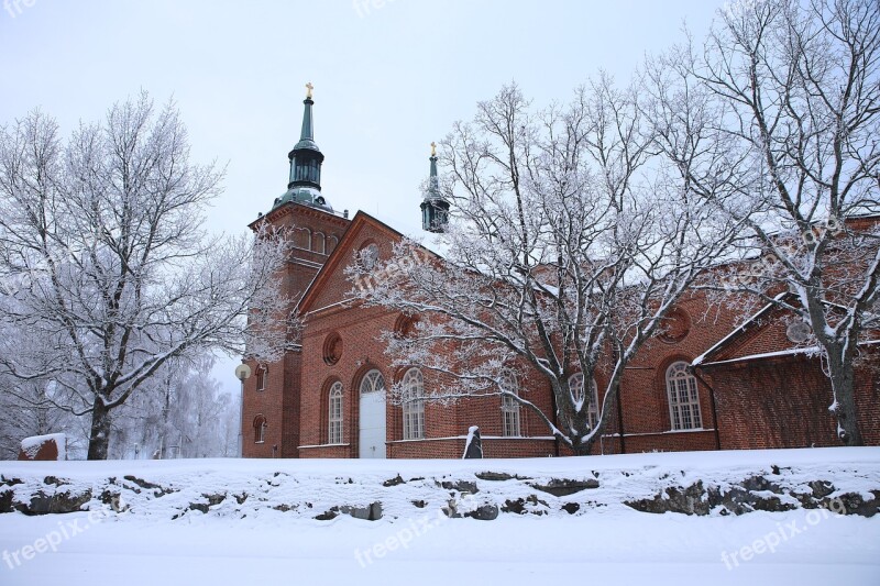 Winter Frost Snow Landscape Architecture