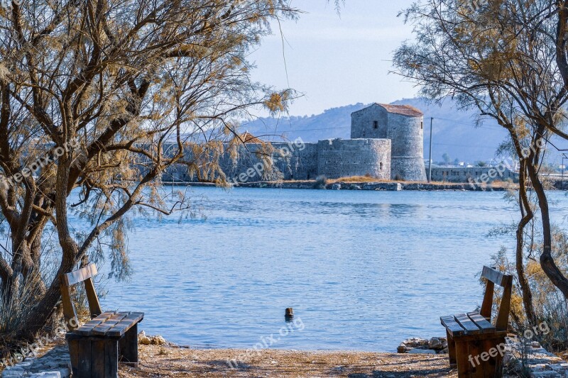 Castle Butrint Albania Summer Travel