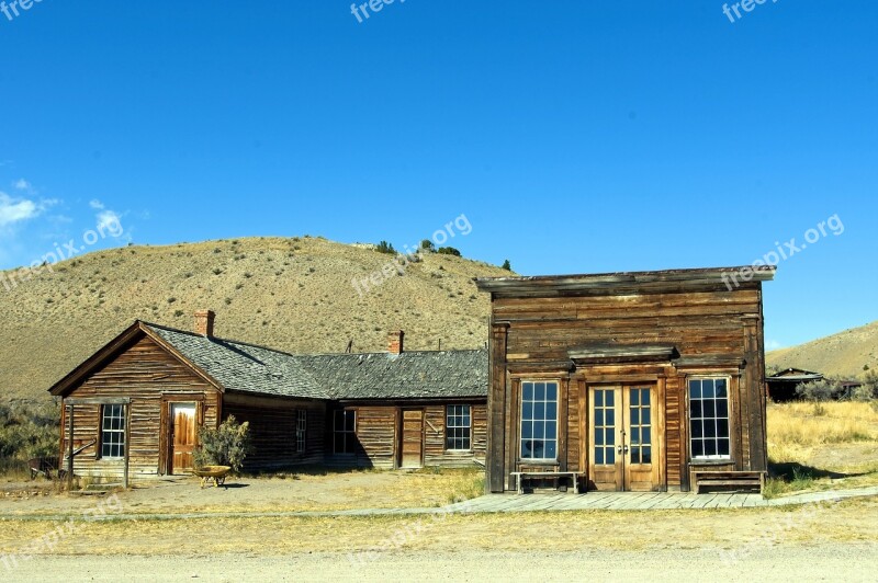 Assay Office In Bannack Montana Bannack Ghost Town Old West