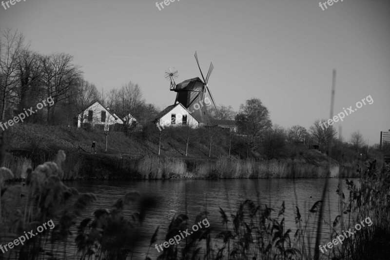 Winter Frost Weather Windmill Snow