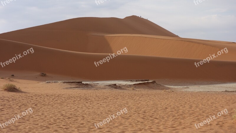 Desert Namib Sand Dunes Dry