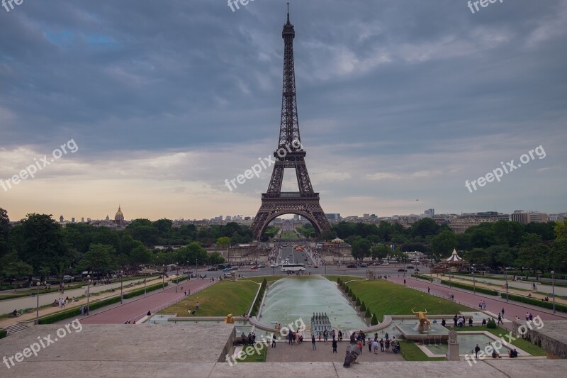 Paris Tour Eiffel France Attraction Torre