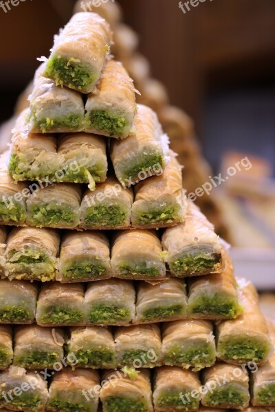 Food Turkish Delight Delicious Sweet Sugar