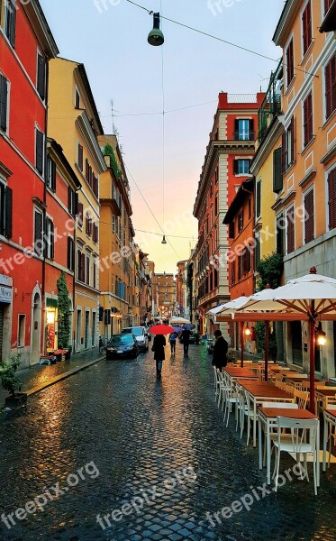 Rome Italy Street Europe Architecture