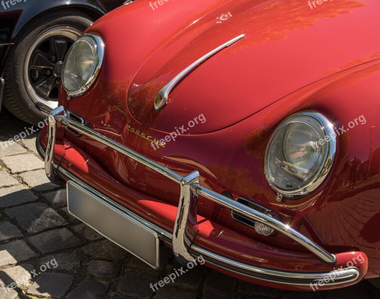 Auto Porsche Oldtimer Spotlight Vehicle