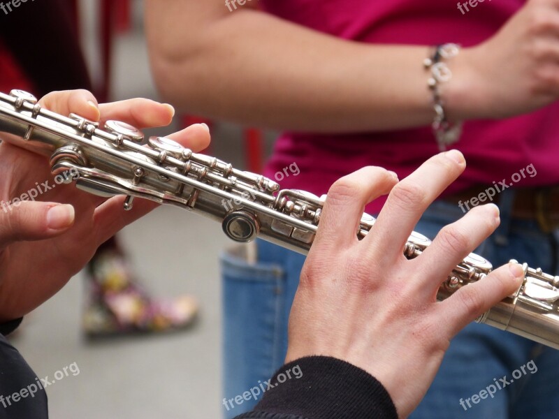 Clarinet Band Instrument Play An Instrument Music