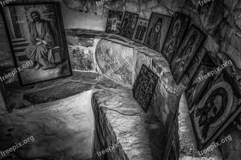 Church Cave Architecture Icons Religion