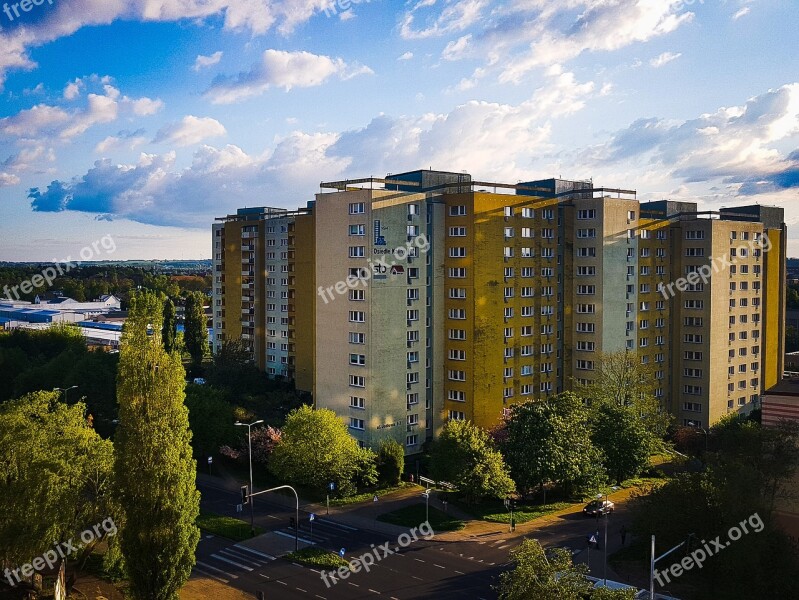 Architecture City Sky Apartment Building