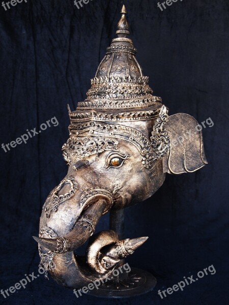 Sculpture Statue Art Ancient Ganesh