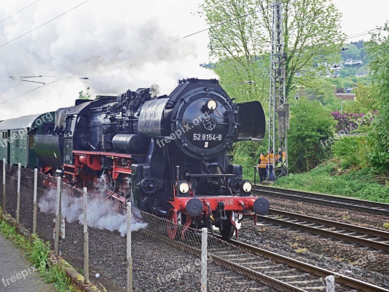 Steam Locomotive Goods Train Locomotive Special Crossing The Steam Spectacle In 2018 Mosel