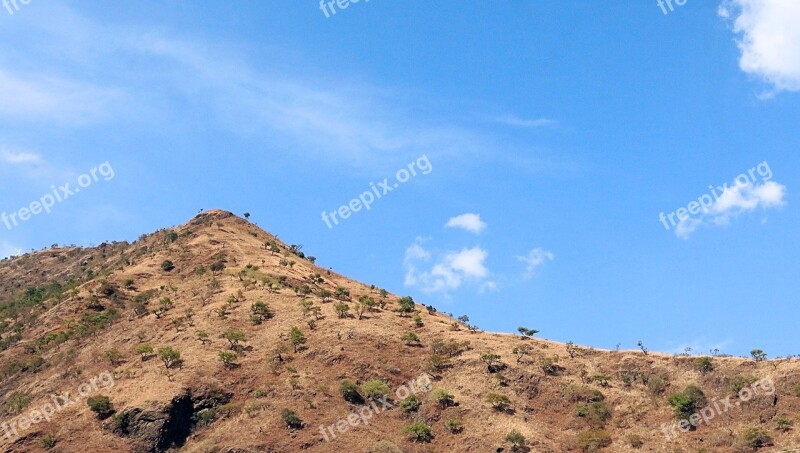 Nature Sky Hill In Yunnan Province Sha