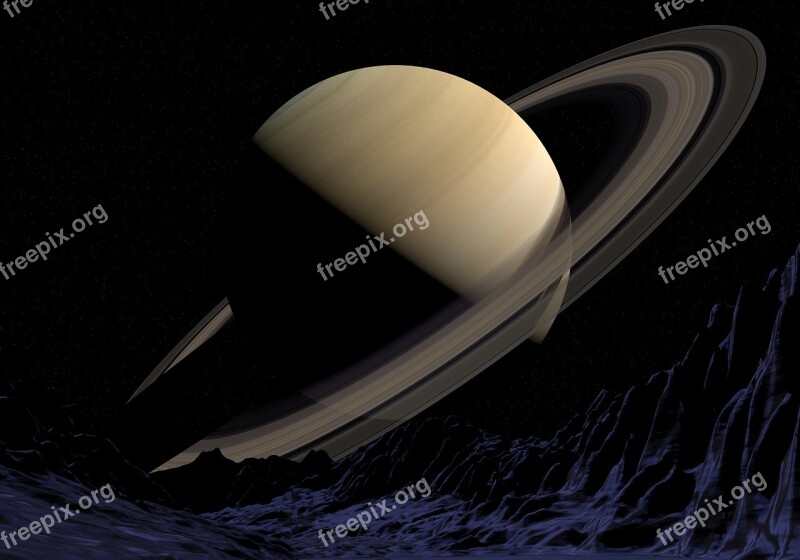 Saturn Space Universe Solar Travel