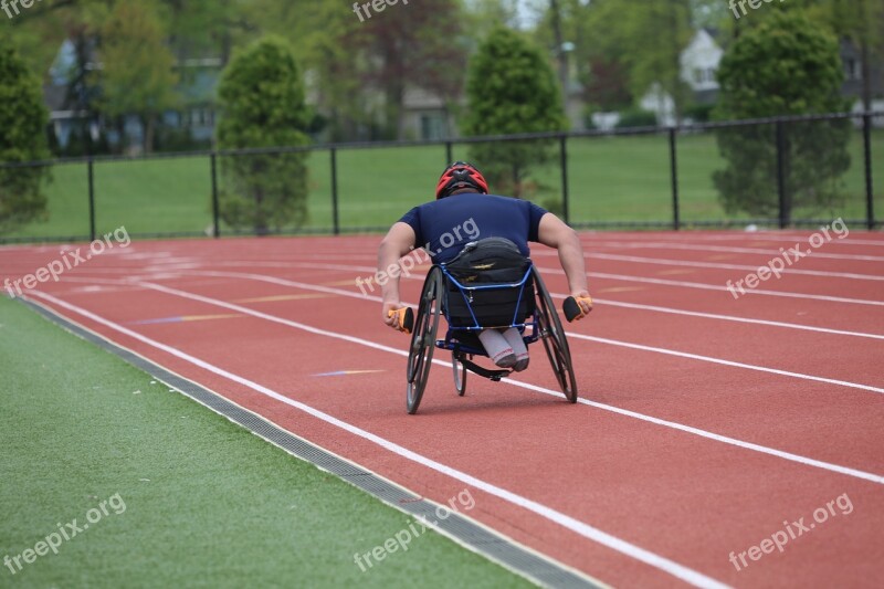 Competition Athletics Race Runner Race Wheelchair