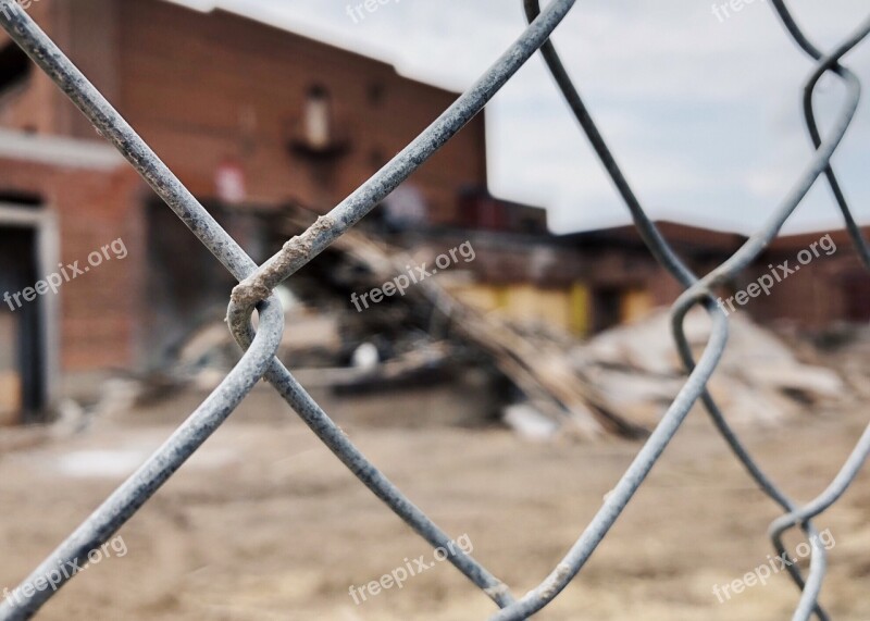 Construction Demolition Building Site Destroy