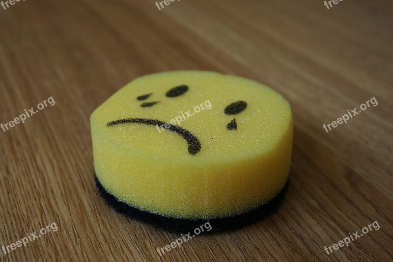 Smilie Emoticon Sad Smiley Yellow