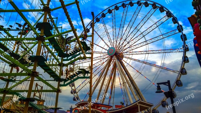 Ferris Wheel Sky Roll Along Carousel Pigeon Forge