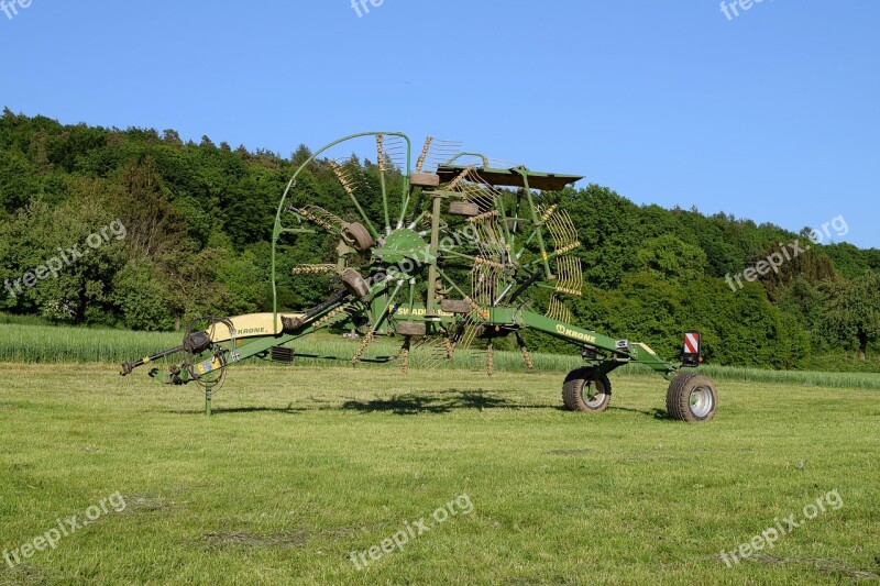 Windrower Hay Tedders Computing Iron Old