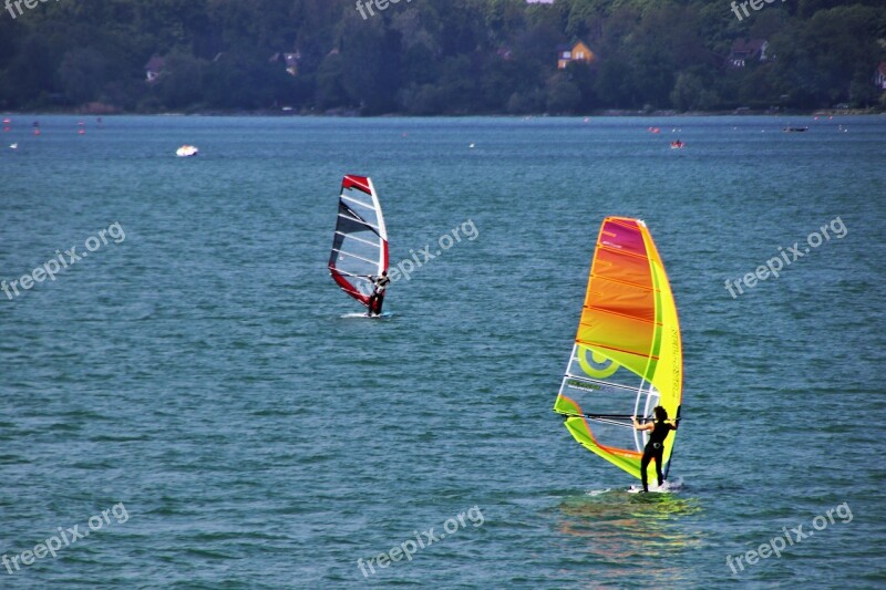 Wave Wind Lake Relaxation Monolithic Part Of The Waters