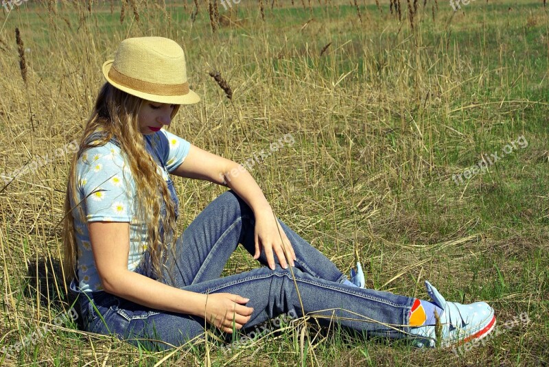 Grass Outdoors Summer Nature Field