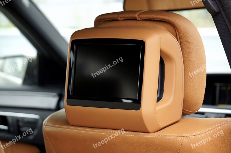 Car Seat Tv Dvd Vehicle