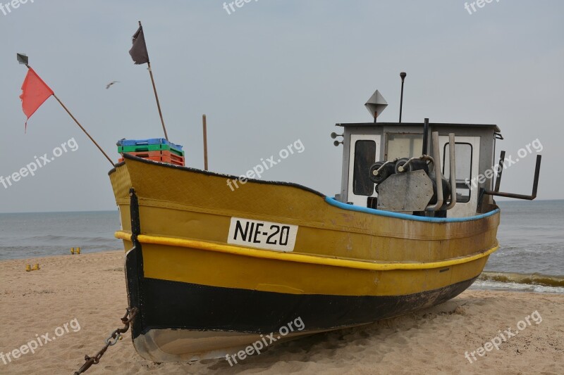 Fishing Vessel Cutter Beach Free Photos