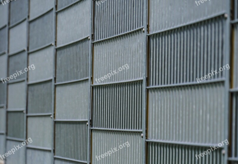 Wall Metal Demarcation Stripes Structure