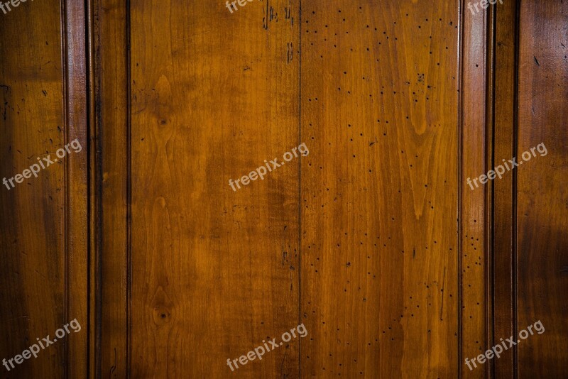 Door Closet Pattern Wood Retro