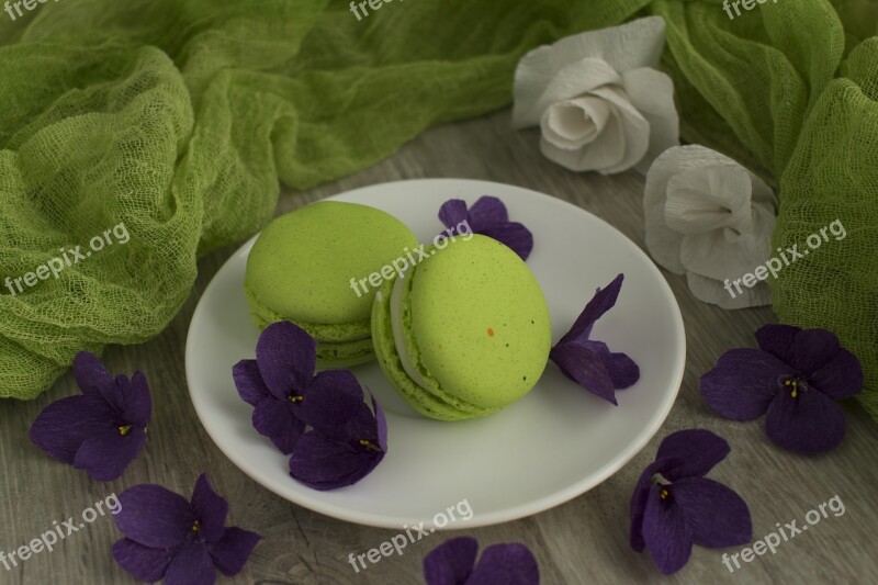 Macro Cookies Dessert Macarons Sweets