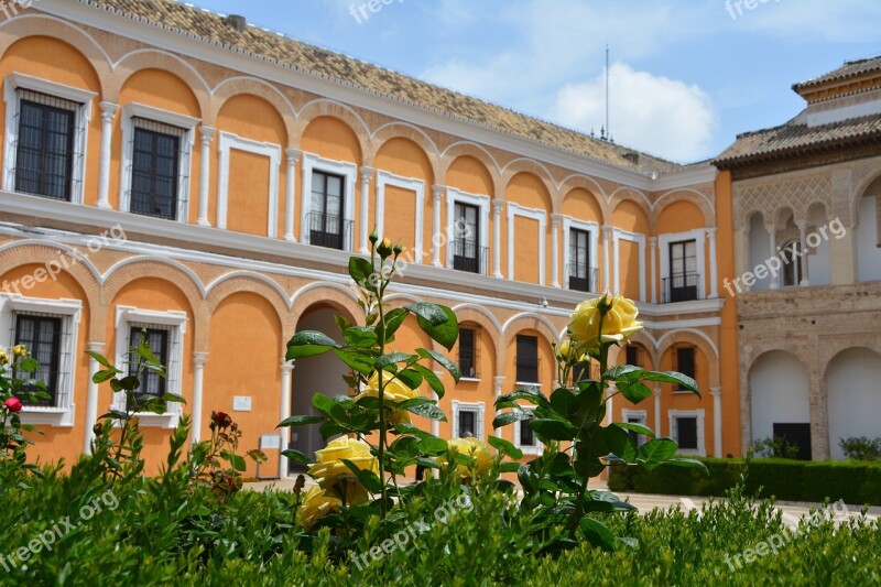 Architecture Alcazar Andalusia Seville Spain