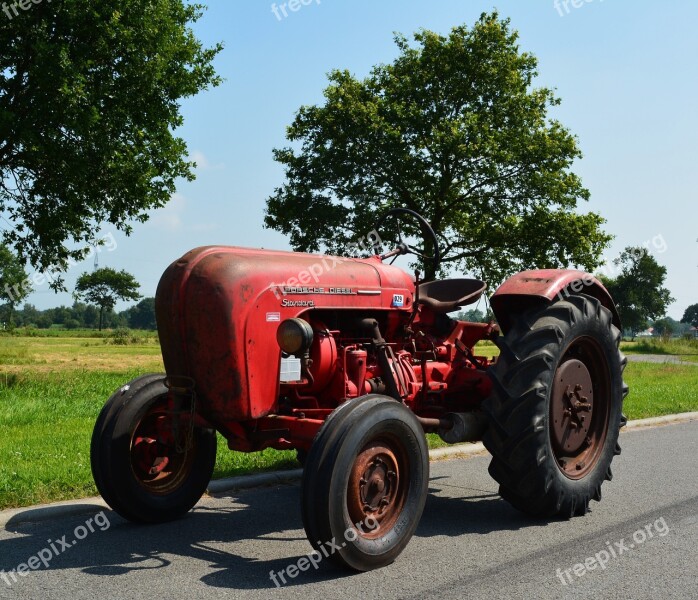 Porsche Diesel Standard Vehicle Tractor Transport System Free Photos