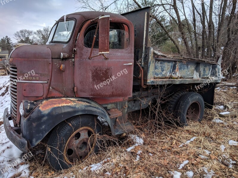 Vehicle Truck Old Machine Dodge