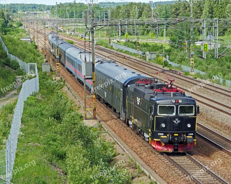 Sweden Suburban Train Stockholm Regional Traffic Commuter Train