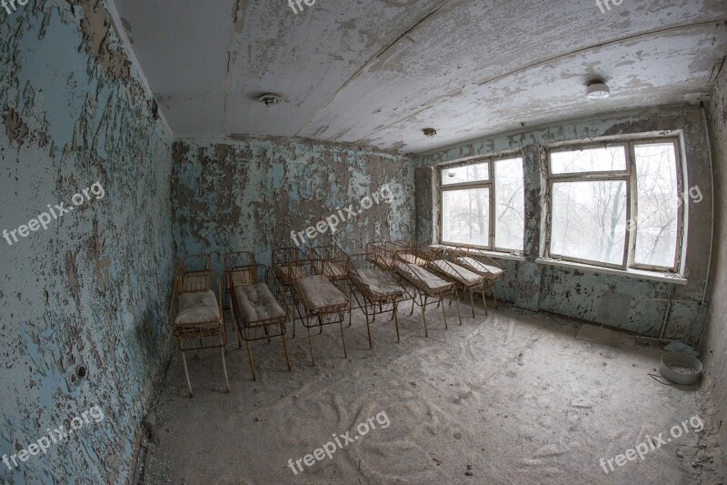 Nursery Bed Crib Hospital Pripyat