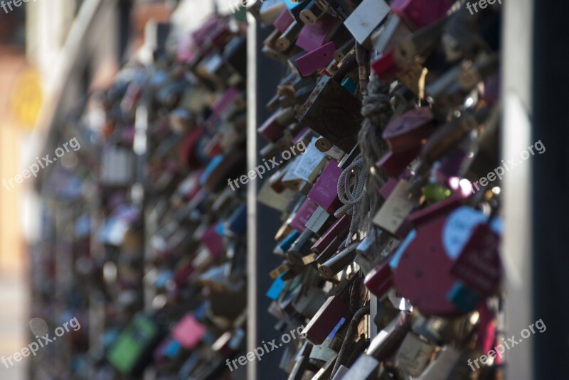 Locks Bridge Love Promise Symbol