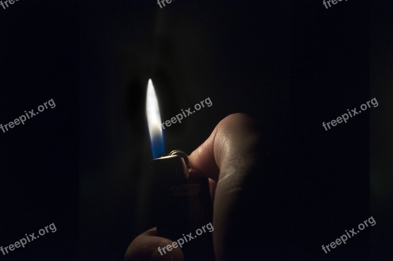 Dark Light Fire Flame Lighter