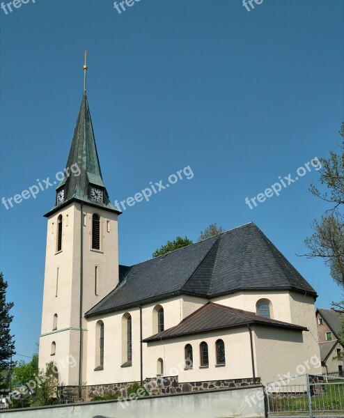 Church Deutscheinsiedel Church Deutscheinsiedel German Neudorf Seiffen