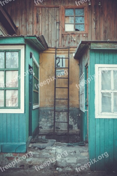 Slum Ghetto The Ruins Of The Poverty Door