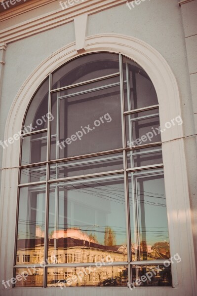 Window Architecture Huge Window A Large Window Building