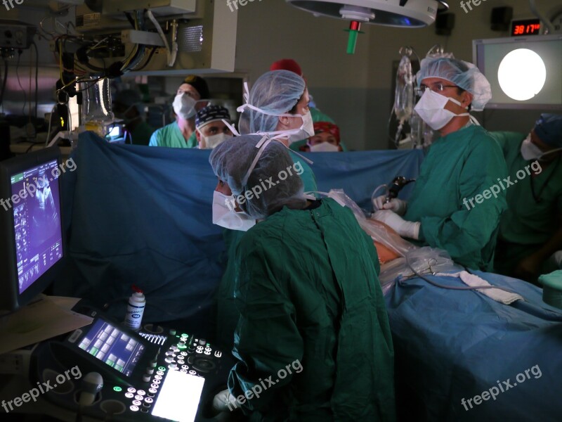 Hospital People Surgery Operating Room Healthcare