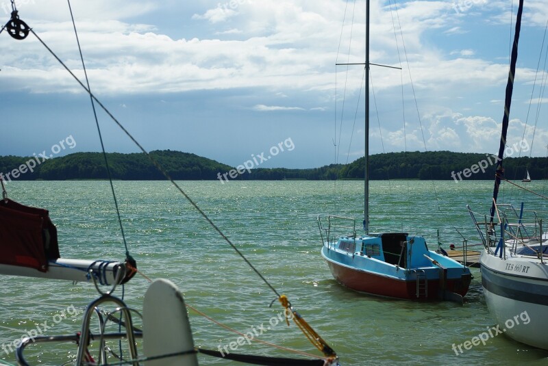 Monolithic Part Of The Waters Boat Sea Yacht Sailboat