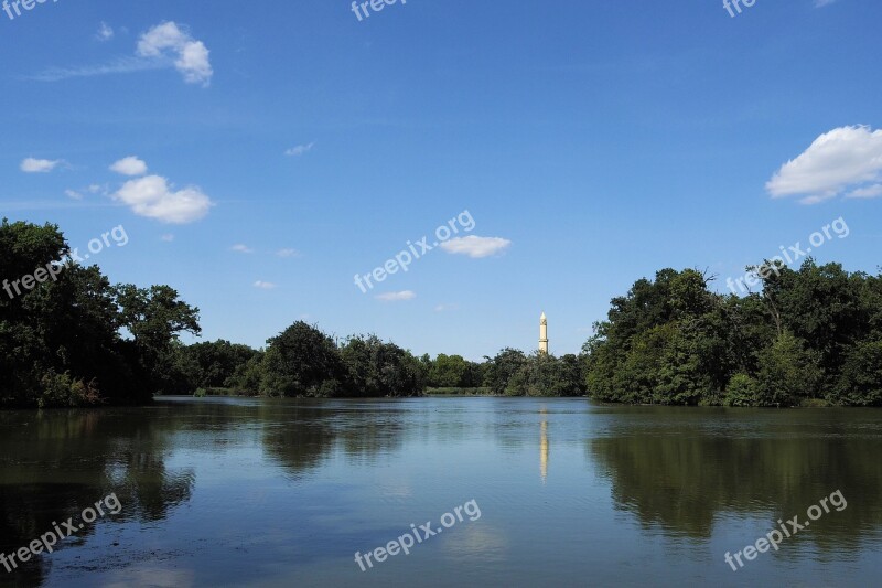 Nature Monolithic Part Of The Waters Tree Sky No One