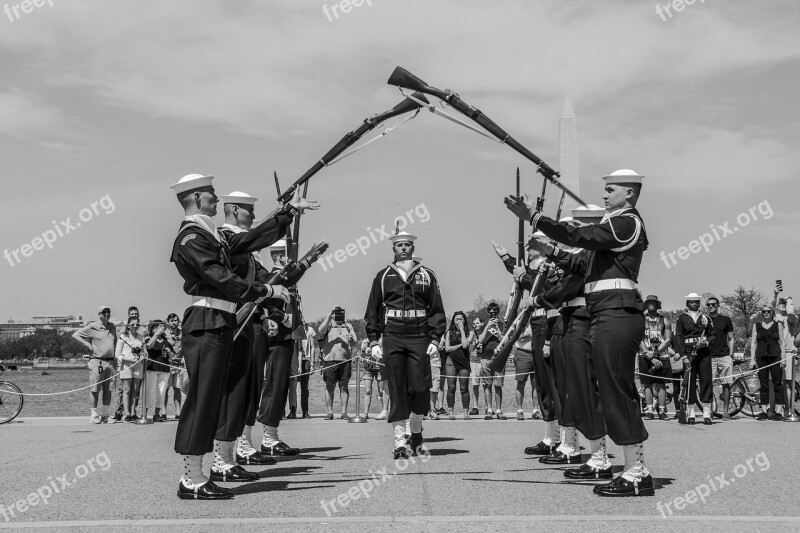 People Group Together Adult Military Man